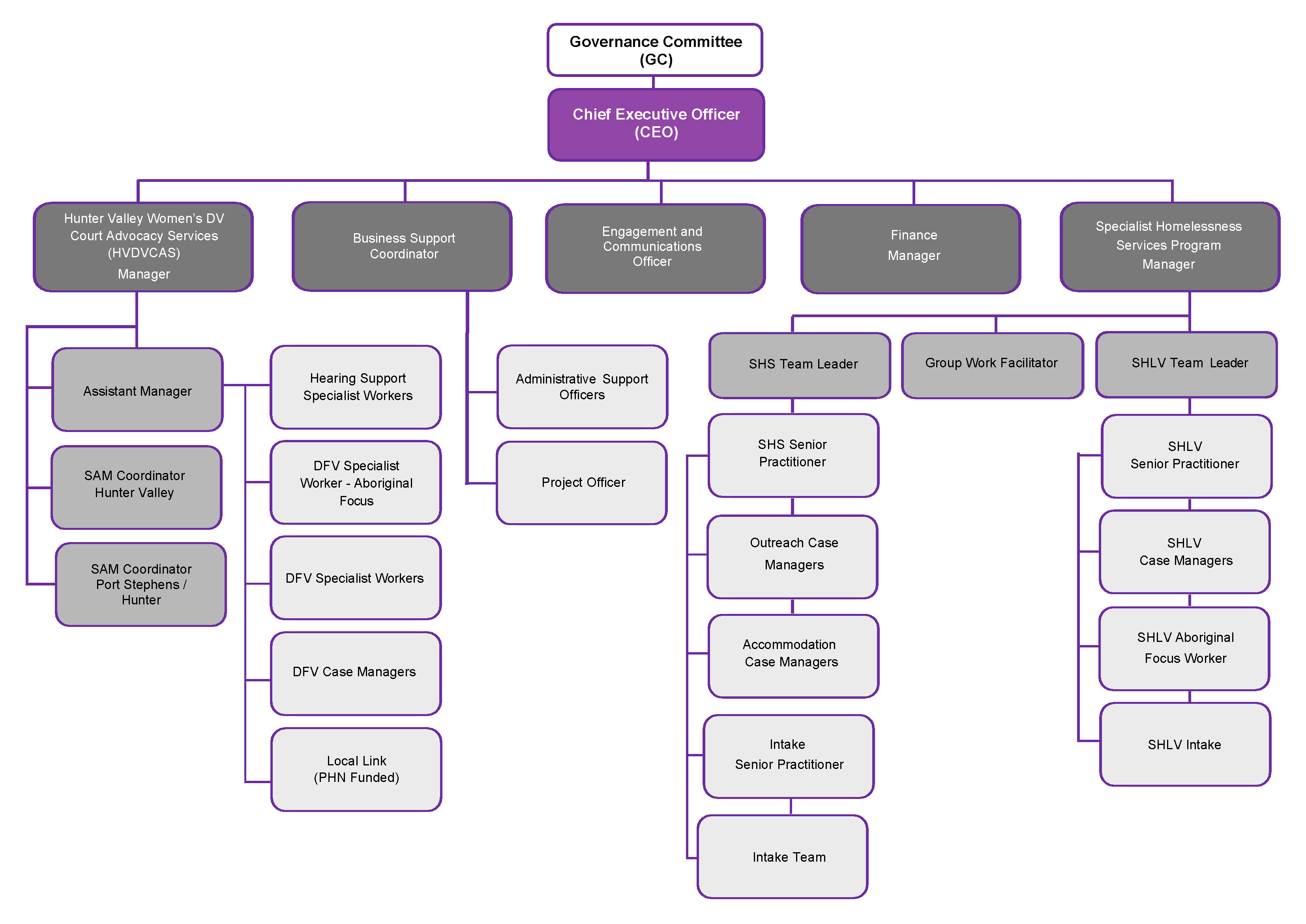 Deidentified Structure Chart Image